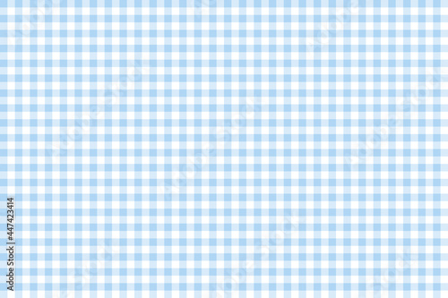 Light blue gingham check fabric texture