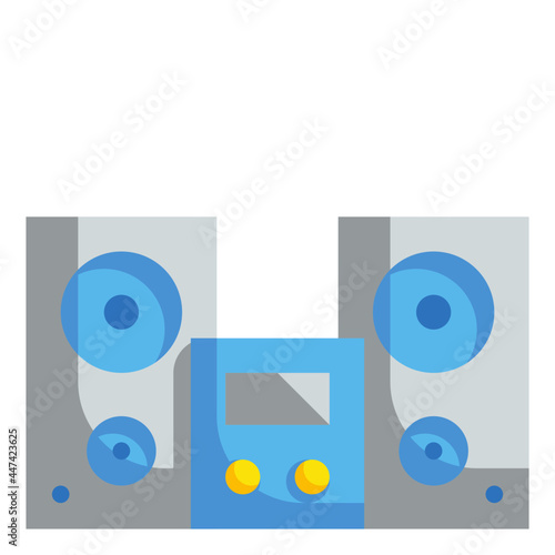 speaker flat icon
