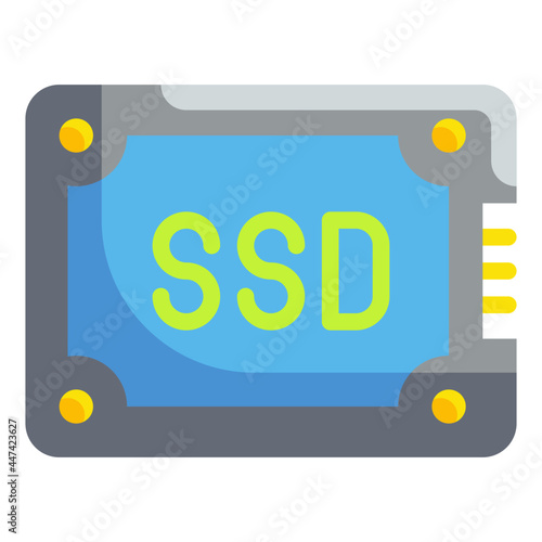 ssd flat icon