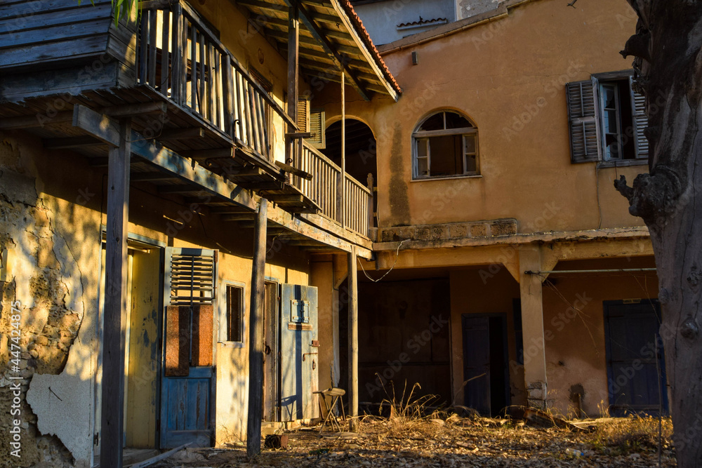 Abandoned hotels and houses at Varosha, Famagusta, Cyprus