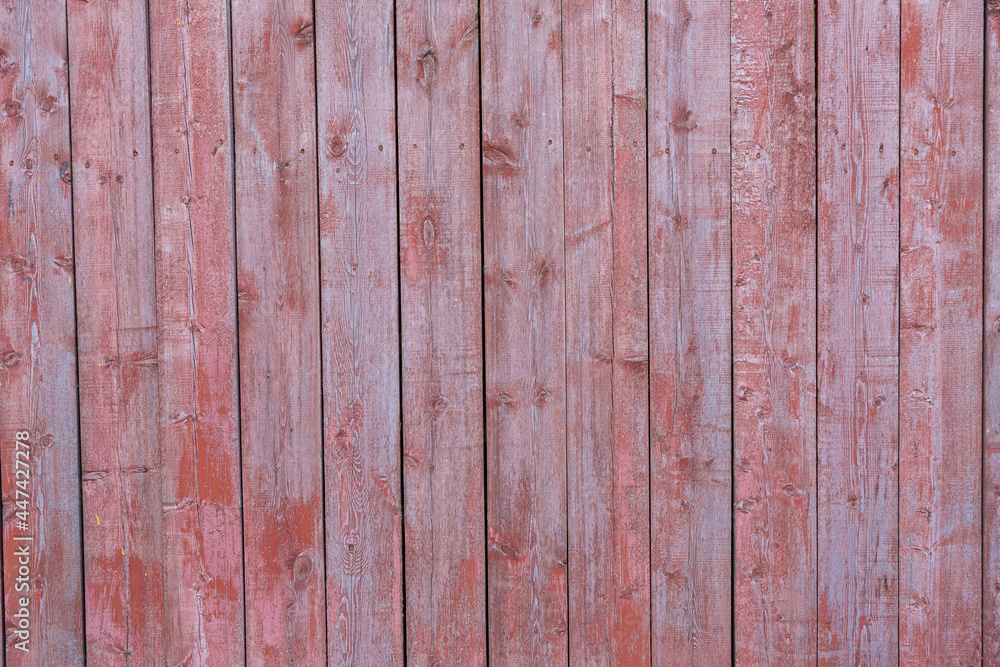 Pink wooden house wall. Wooden planks texture Pink wooden house wall. Wooden planks texture
