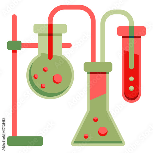 chemistry flat icon