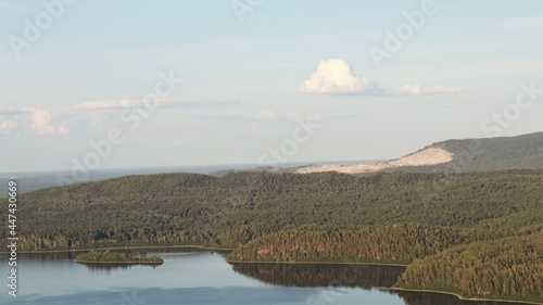 granite rock massif of the Middle Urals