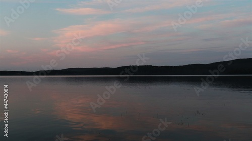 Arakul lake in the Chelyabinsk region