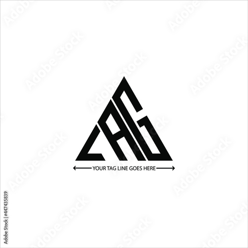 LAG letter logo creative design. LAG unique design
