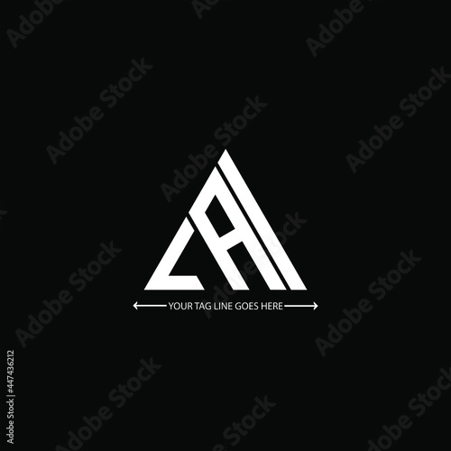Fotografia LAI letter logo creative design. LAI unique design