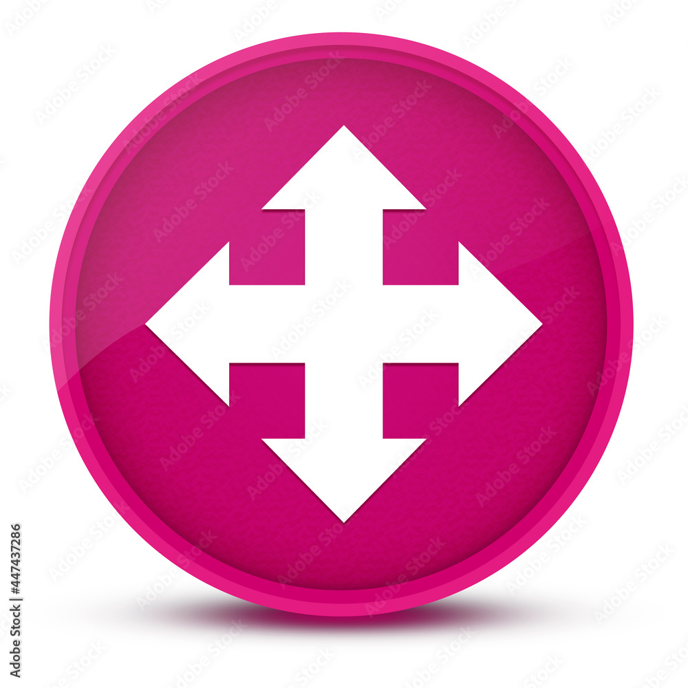 Move luxurious glossy pink round button abstract Move luxurious glossy pink round button abstract