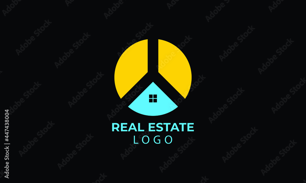 Alphabet Y Real Estate Vector Logo Template. Abstract House Logo Design Vector Illustration Alphabet Y Real Estate Vector Logo Template. Abstract House Logo Design Vector Illustration