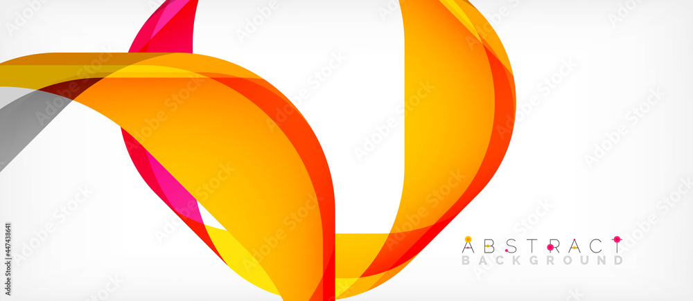 Abstract square shape with overlapping waves, minimal geometric background. Vector Illustration For Wallpaper, Banner, Background, Landing Page Abstract square shape with overlapping waves, minimal geometric background. Vector Illustration For Wallpaper, Banner, Background, Landing Page
