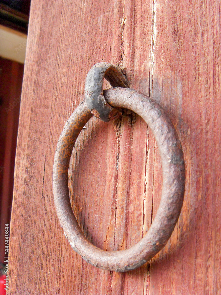 an old doorknob in Korea an old doorknob in Korea