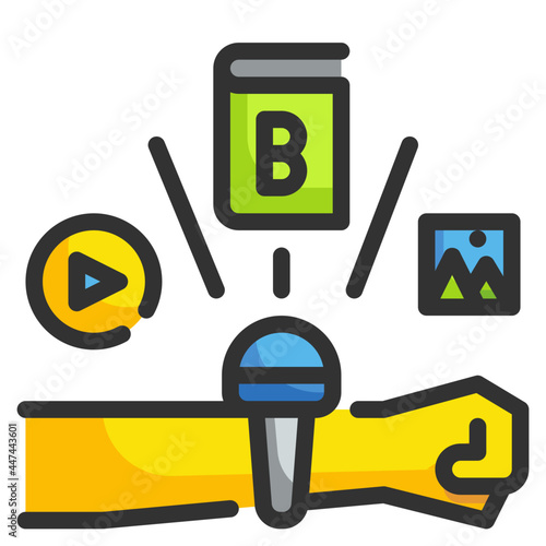 wearable technology line icon