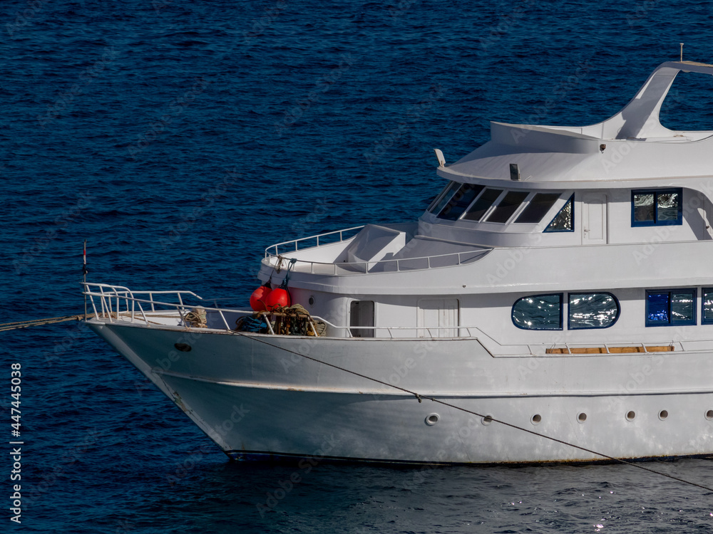 Yacht in the harbor