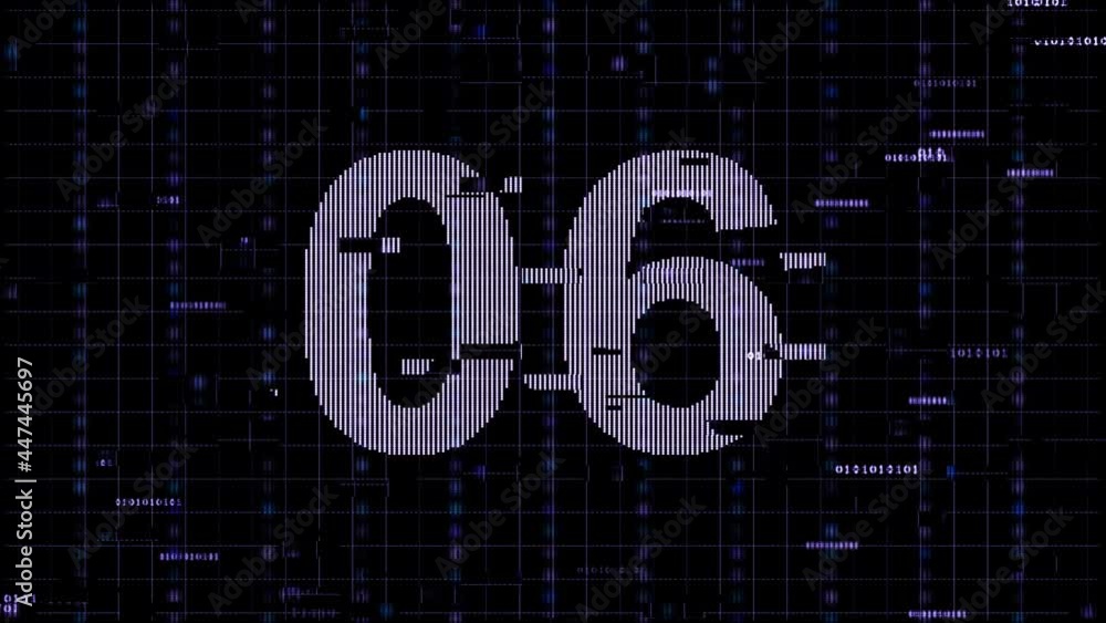 Digital Countdown 10 to 0 Cinematic data countdowns with glitches ...