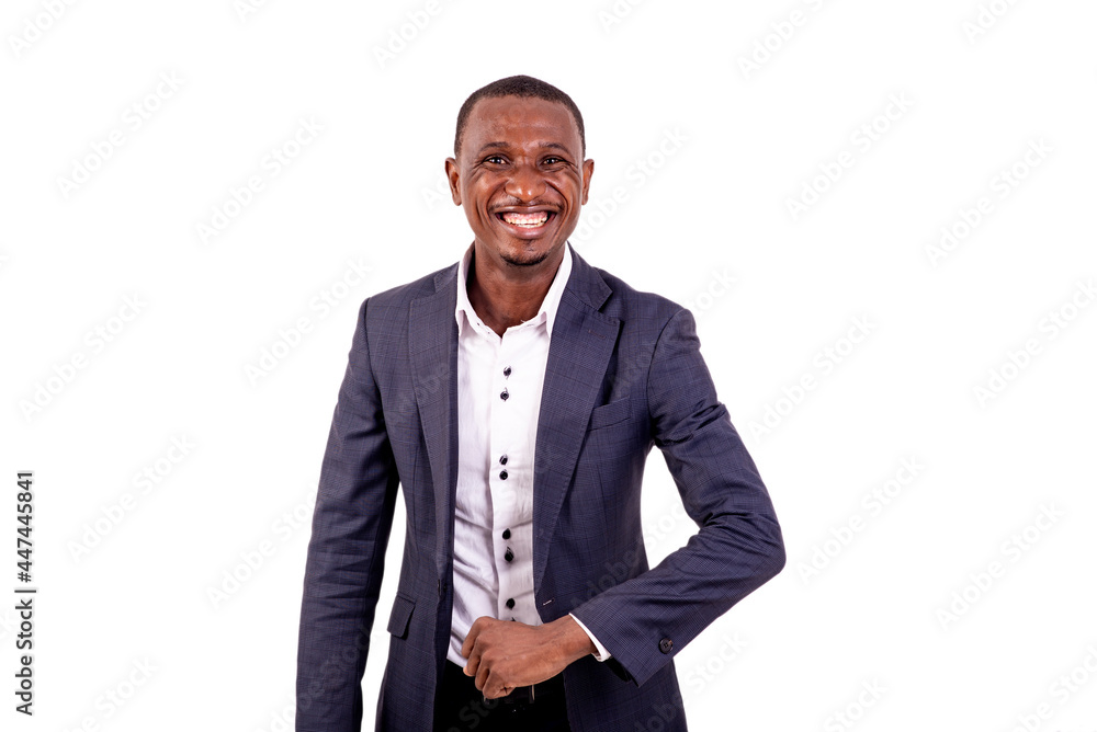 young smiling businessman. young smiling businessman.