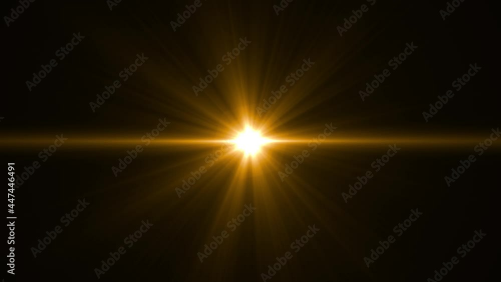 sun light lens flares art animation Loop background. Abstract stylish light effect on a black background, gold glowing neon line. Golden luminous dust and glares, flash Light, luminous trail sun light lens flares art animation Loop background. Abstract stylish light effect on a black background, gold glowing neon line. Golden luminous dust and glares, flash Light, luminous trail