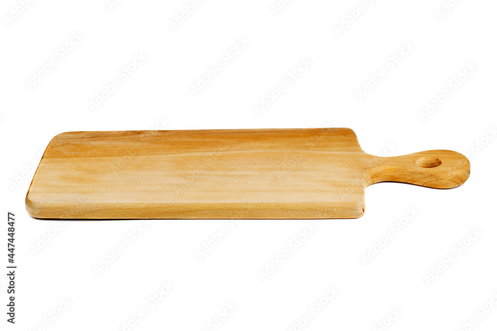 New cutting board on a white background New cutting board on a white background