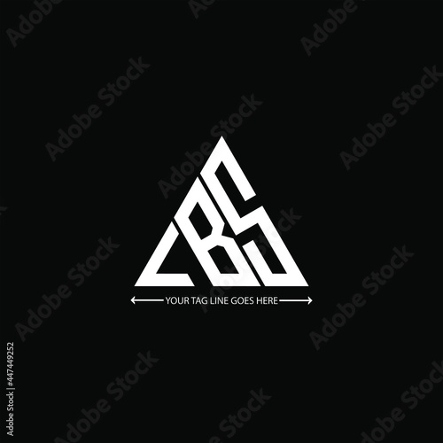 Foto LBS letter logo creative design. LBS unique design