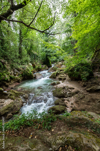 bleck river dopo waterfall of marble