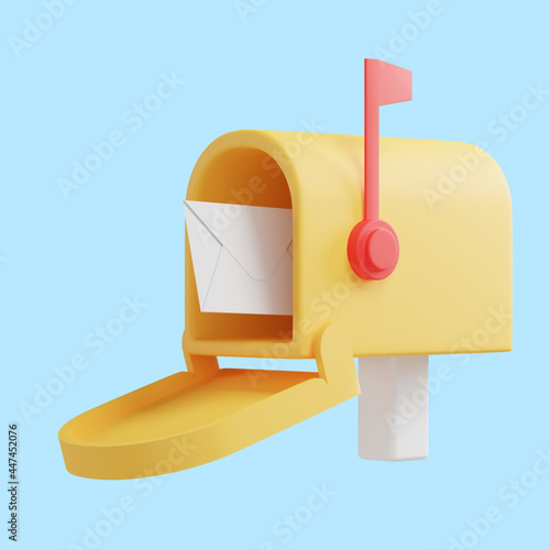 mailbox 3d illustration