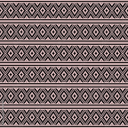 Ethnic seamless pattern background wallpaper fabric design oriental geometric traditional carpet clothing wrapping batik illustration embroidery decorate ornament print vintage element 