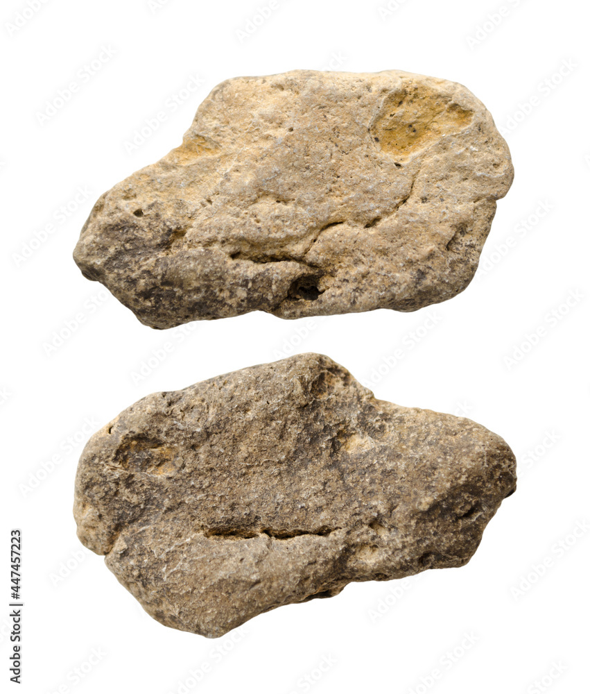 Obraz premium Stones isolated on white background. Items for mock up, scene creator and other design