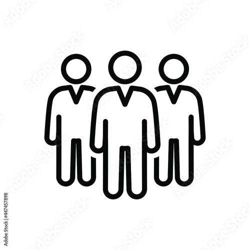 Group icon vector graphic illustration