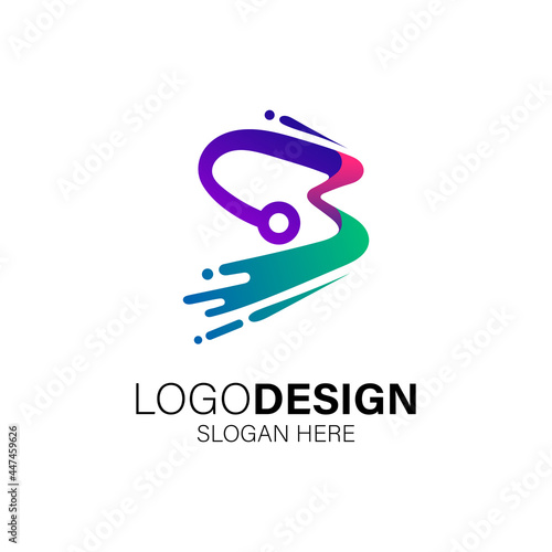 playful logo for internet and technology