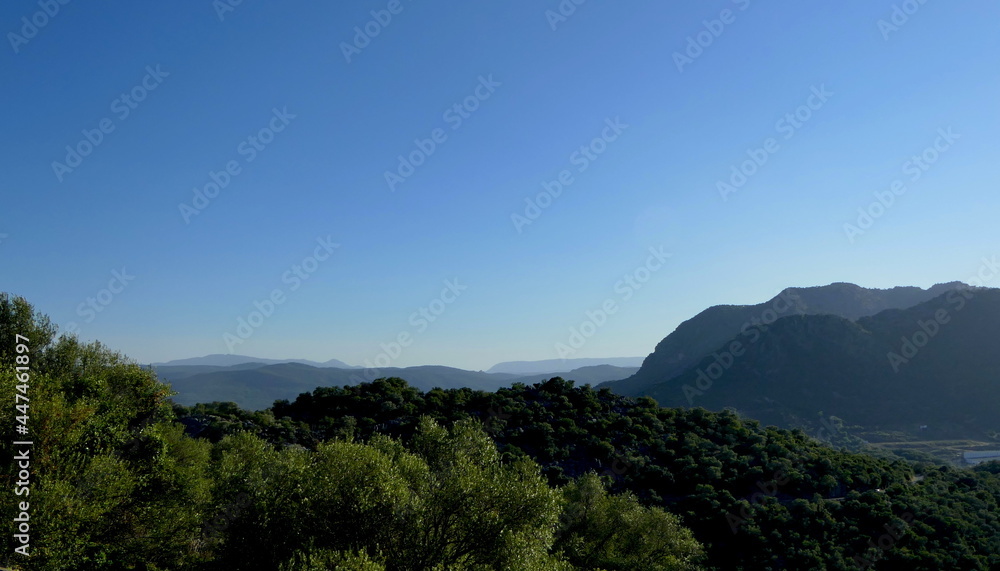Berglandschaft bei Grazalema, Spanien