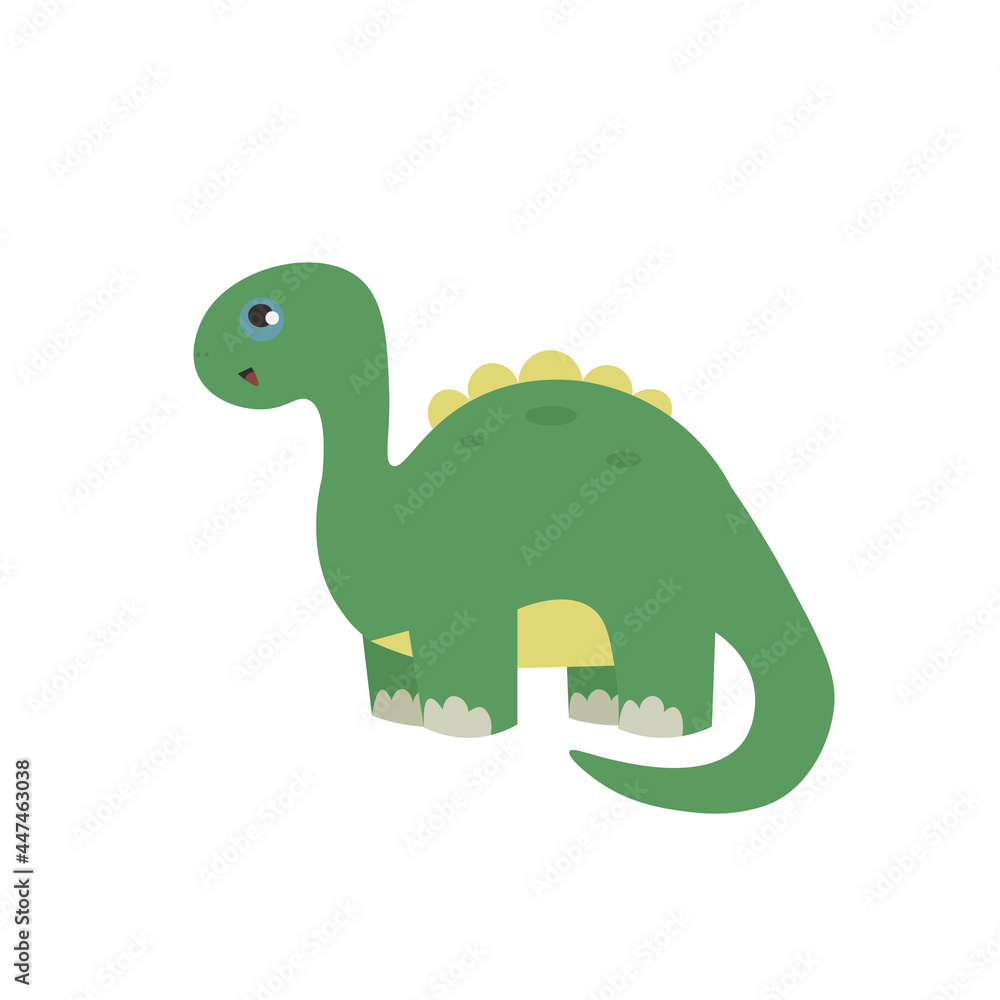 Dinosaur on a white background.
Dinosaur on a white background.