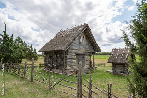 wooden house in estonia hiiumaa