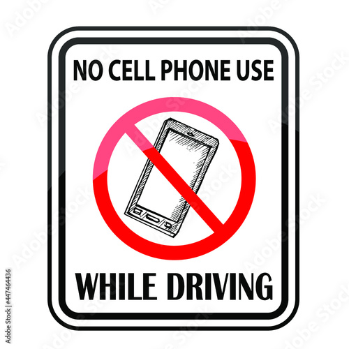 No Cell phone use, while driving