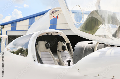 free luxury travel by jet engine of airplane plane  