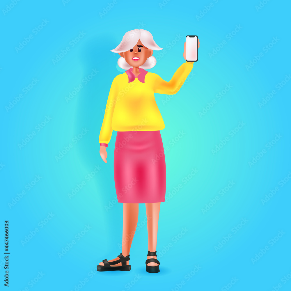 woman using smartphone social media network online communication concept full length woman using smartphone social media network online communication concept full length