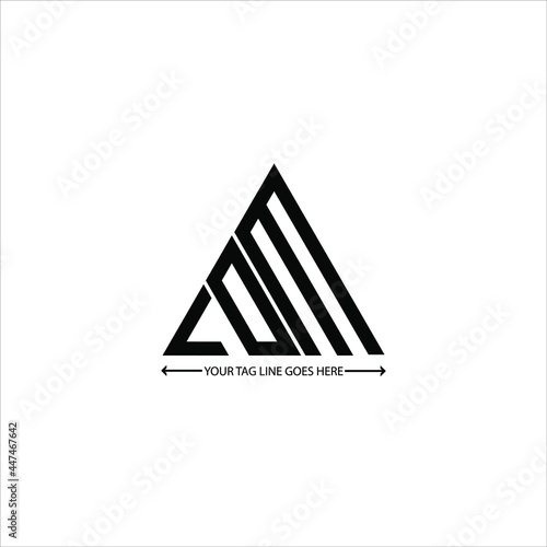 LDM letter logo creative design. LDM unique design, LOM letter logo creative design. LOM unique design