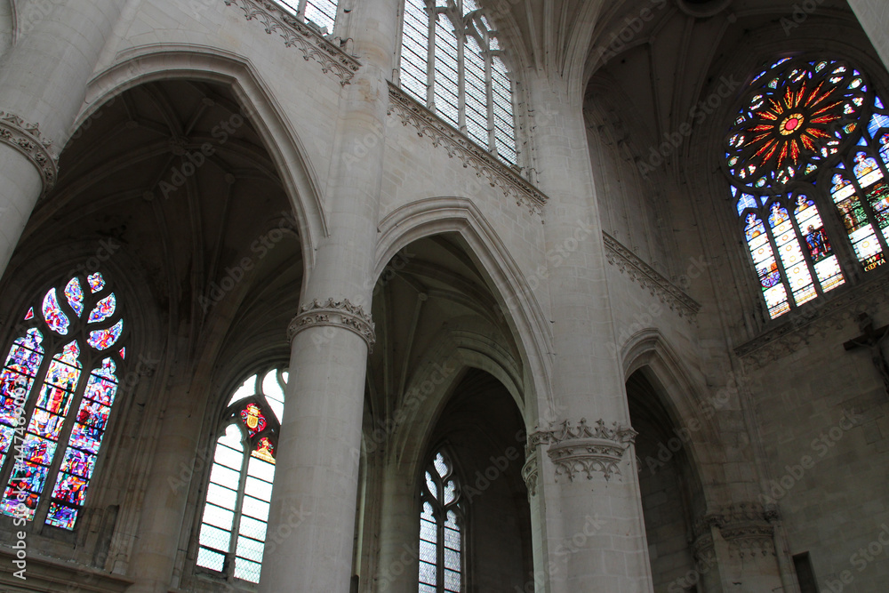 saint-nicolas basilica in saint-nicolas-de-port in lorraine (france) 