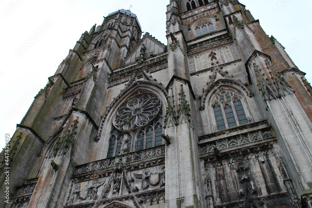 Fototapeta premium saint-nicolas basilica in saint-nicolas-de-port in lorraine (france) 
