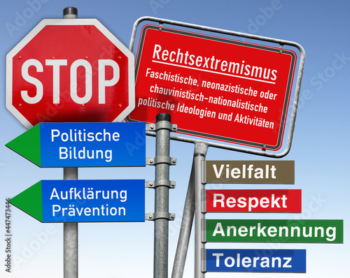 Stop, Aufklärung und Prävention bei Rechtsextremismus photo