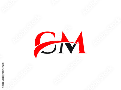 CM Letter Initial Logo Design Template