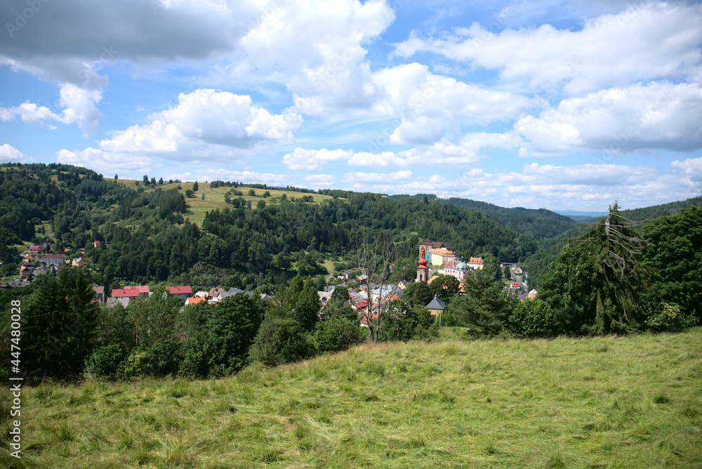 Fototapeta premium Bečov, Czech Republic - July 7 2021: Becov castle