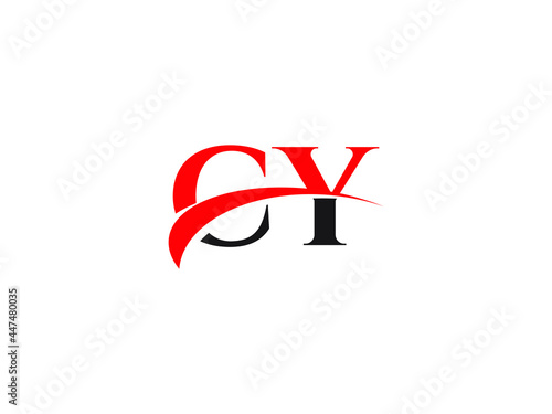 Wallpaper Mural CY Letter Initial Logo Design Template Torontodigital.ca