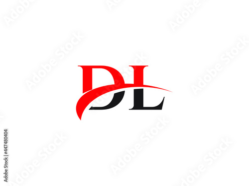 DL Letter Initial Logo Design Template