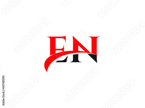 Free Download EN Letter Initial Logo Design Template - GFXLoad