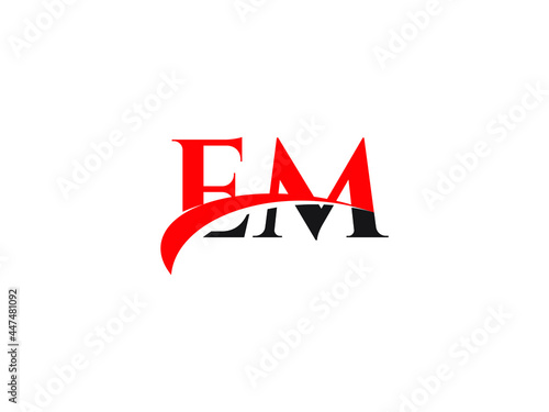 EM Letter Initial Logo Design Template © Rubel