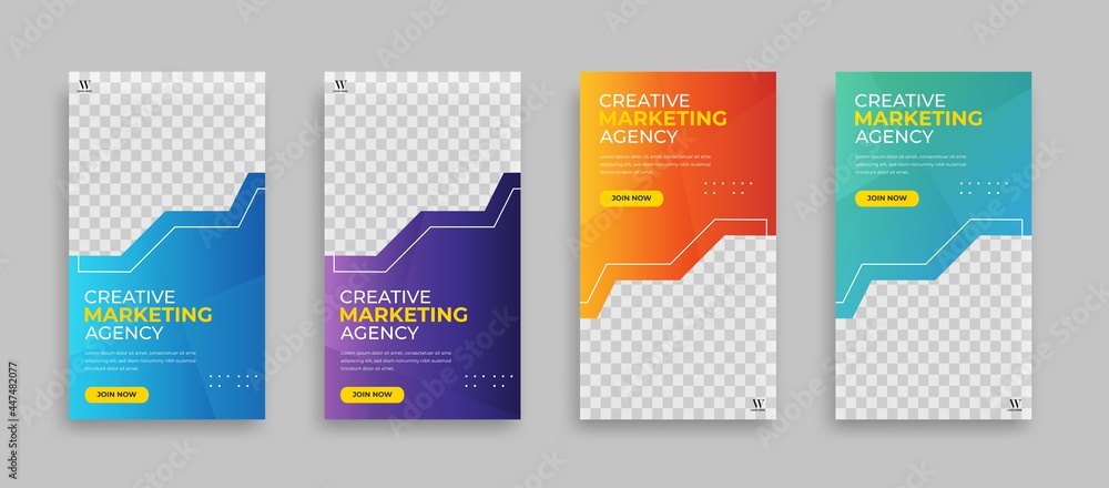 Creative Business marketing social media post template Creative Business marketing social media post template