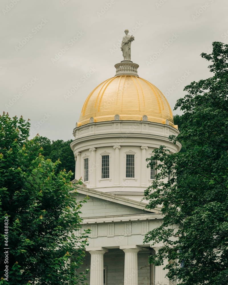 The Vermont State House, in Montpelier, Vermont The Vermont State House, in Montpelier, Vermont