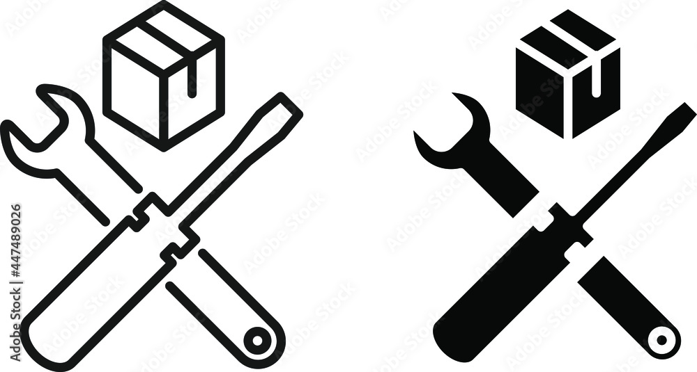 Obraz premium products services icon