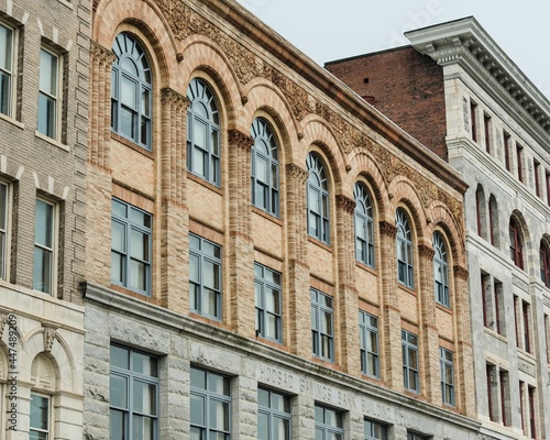 Architectural details in North Adams, Massachusetts