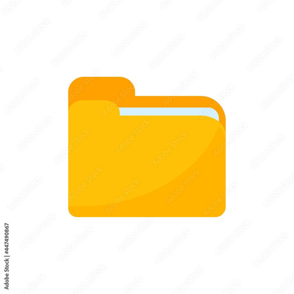 Yellow folders for organizing documents. sorting large amounts of data Yellow folders for organizing documents. sorting large amounts of data