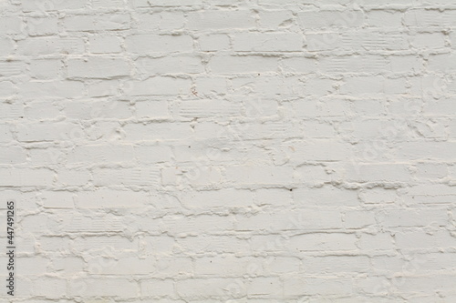 White bricks wall, vintage and loft background