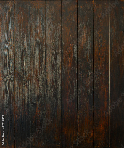 wooden background, brown boards, vintage